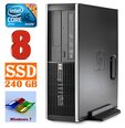 HP 8100 Elite SFF i5-650 8GB 240SSD DVD WIN7Pro