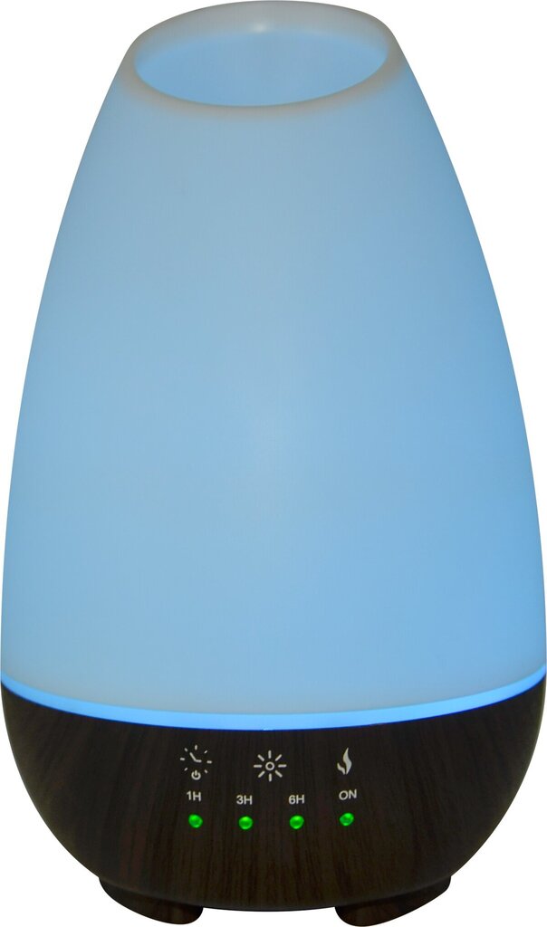 Ultraheli õhuniisutaja aroomiga MiniMu, valgustus erinevate värvidega, 500 ml mahutav veenõu цена и информация | Õhuniisutajad | hansapost.ee