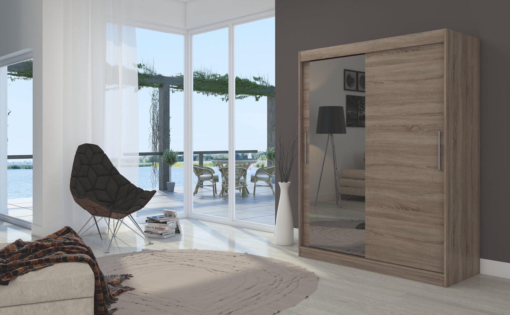 Kapp ADRK Furniture Bianco, pruun цена и информация | Kapid | hansapost.ee