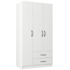 Шкаф Kalune Design Wardrobe 756, 90 см, белый цена и информация | Шкафы | hansapost.ee