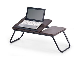 Arvutilaud sülearvuti jaoks B19, tume pähkel hind ja info | Arvutilauad, kirjutuslauad | hansapost.ee