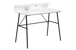 Письменный стол Pascal, белый/черный цена и информация | Компьютерные, письменные столы | hansapost.ee