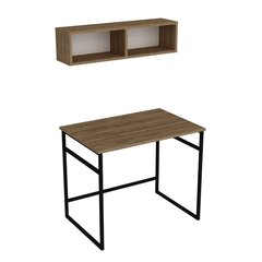 Письменный стол Gama, коричневый/черный цена и информация | Детские письменные столы | hansapost.ee