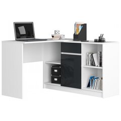 Письменный стол с комодом NORE B17, белый/серый цена и информация | Компьютерные, письменные столы | hansapost.ee