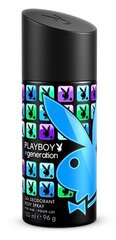 Spreideodorant Playboy Generation For Him meestele 150 ml hind ja info | Dušigeelid ja deodorandid meestele | hansapost.ee