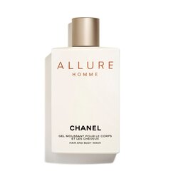 Гель для душа для мужчин Chanel Allure Homme, 200 мл цена и информация | Масла, гели для душа | hansapost.ee