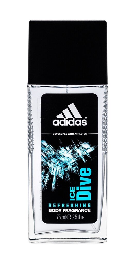 Spreideodorant Adidas Ice Dive meestele 75 ml цена и информация | Dušigeelid ja deodorandid meestele | hansapost.ee