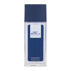 Spreideodorant David Beckham Classic Blue meestele 75 ml hind ja info | Dušigeelid ja deodorandid meestele | hansapost.ee