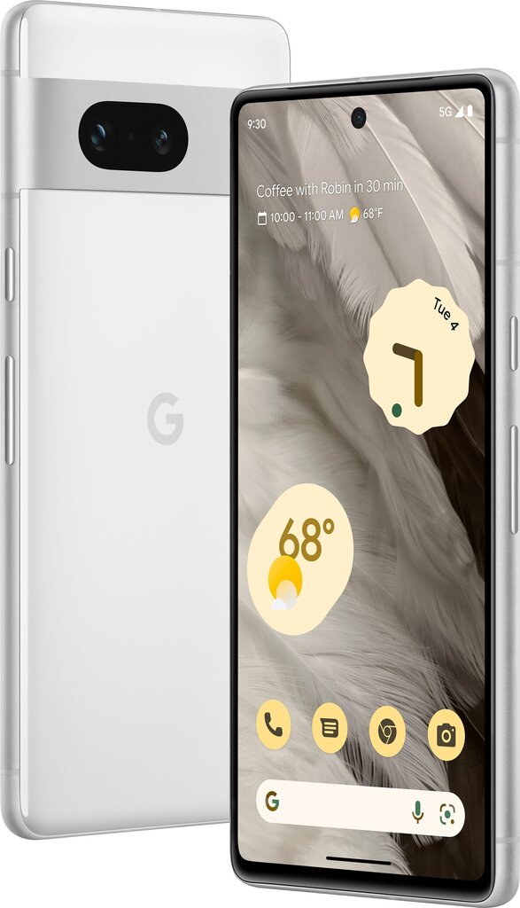 Google Pixel 7 5G Dual SIM 8/128GB Snow White (GA03933-GB) hind ja info | Telefonid | hansapost.ee