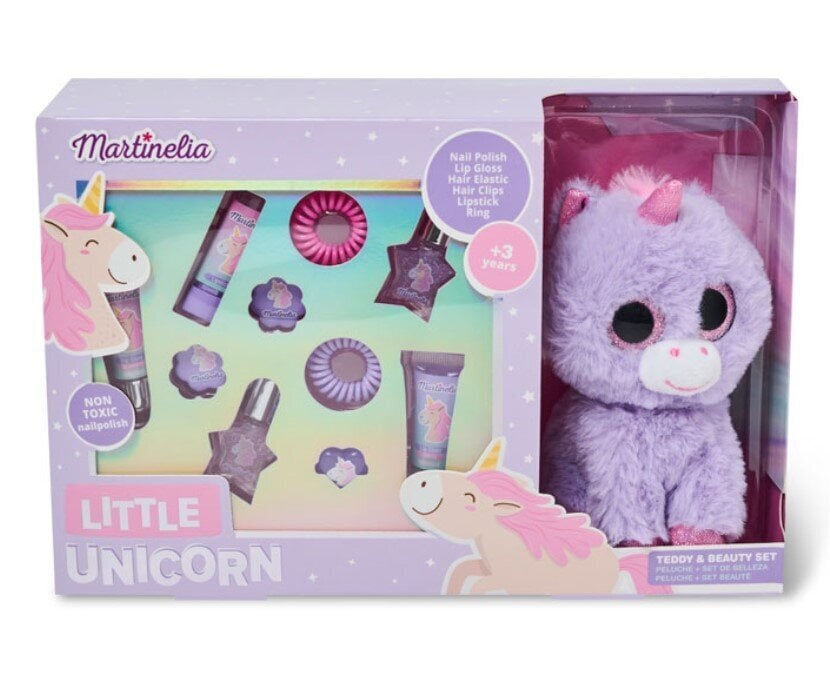 Laste meigikomplekt Martinelia Unicorn Teddy цена и информация | Laste ja ema kosmeetika | hansapost.ee