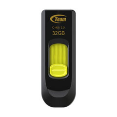 Team Group C145 USB flash drive 32 GB USB Type-A 3.2 Gen 1 (3.1 Gen 1) Black, Yellow hind ja info | Mälupulgad | hansapost.ee