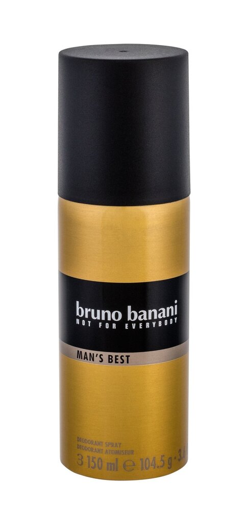 Pihustatav deodorant Bruno Banani Man's Best meestele 150 ml цена и информация | Dušigeelid ja deodorandid meestele | hansapost.ee