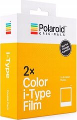 Цветной материал для моментальных фото Polaroid i-Type Color New, 2 шт. цена и информация | Polaroid Мобильные телефоны, Фото и Видео | hansapost.ee