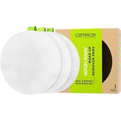 Catrice Wash Away Make Up Remover Pads - Pratelné odličovací tamponky 3.0ks hind ja info | Catrice Näohooldus | hansapost.ee