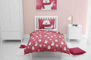 Laste jõuluteemaline kahepoolne voodipesukomplekt, 140x200, 2-osaline hind ja info | Laste voodipesu | hansapost.ee