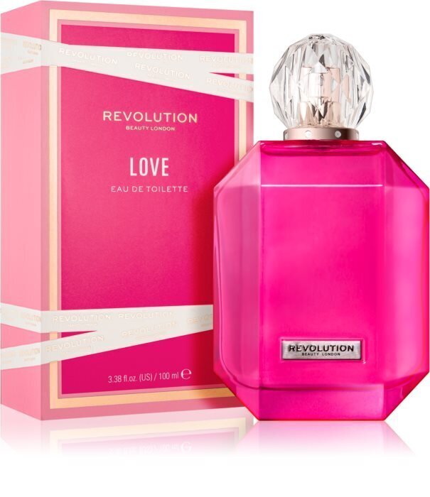 Tualettvesi Revolution Fragrance Love EDT naistele 100 ml цена и информация | Parfüümid naistele | hansapost.ee