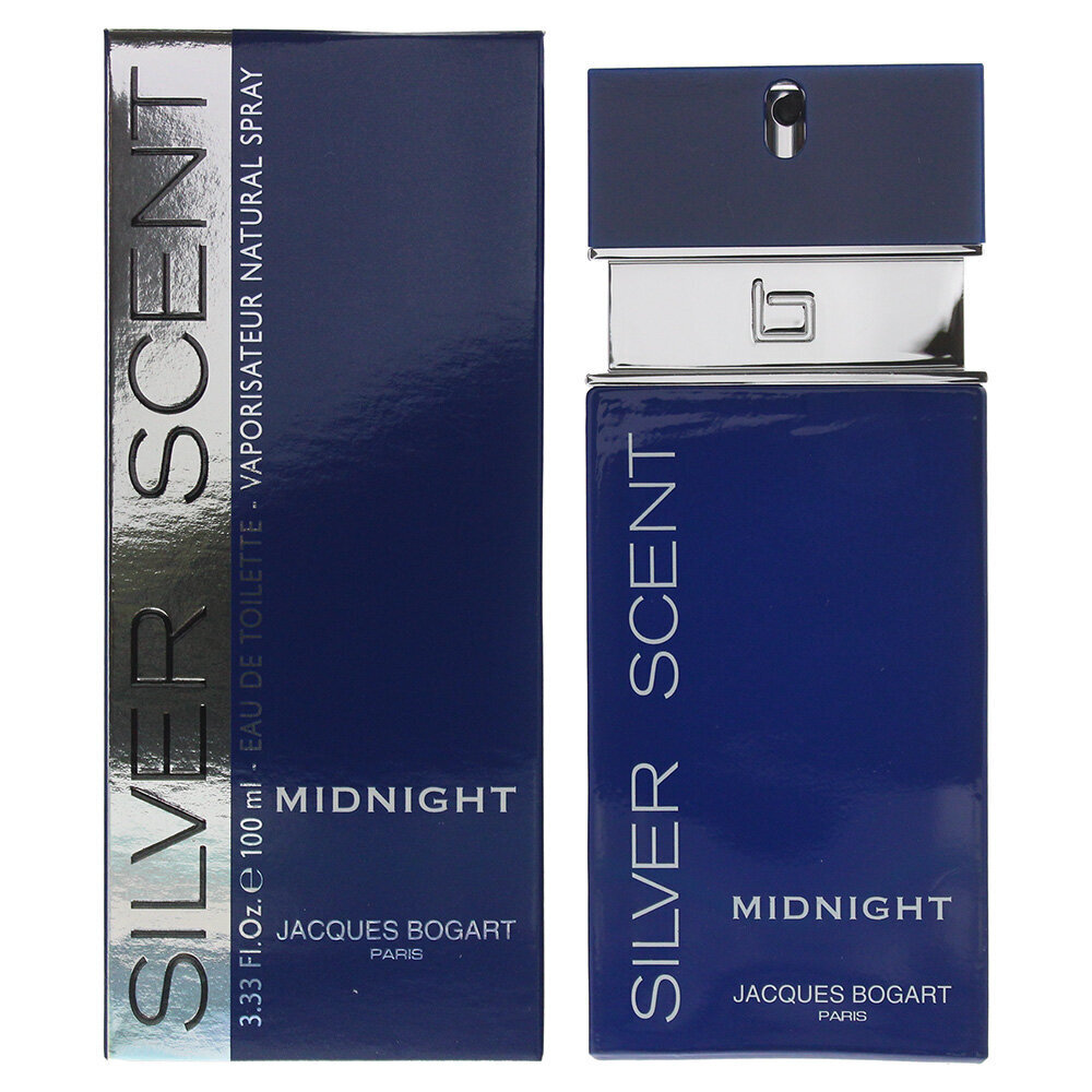 Tualettvesi Jacques Bogart Silver Scent Midnight EDT meestele 100 ml цена и информация | Parfüümid meestele | hansapost.ee