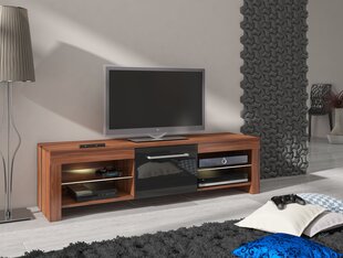 RTV стол Flex, коричневый / черный цена и информация | Тумбы под телевизор | hansapost.ee