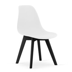 Комплект из 4 стульев KITO, белый/черный цена и информация | Стулья для кухни и столовой | hansapost.ee