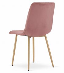 Набор из 4 обеденных стульев TURIN, розовый цена и информация | Стулья для кухни и столовой | hansapost.ee