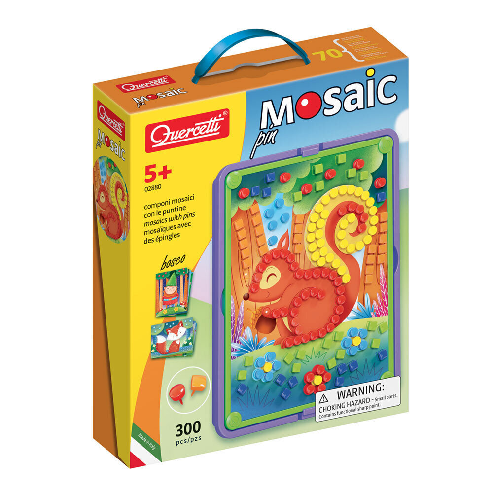 Pusle Quercetti Mosaic Pin Bosco цена и информация | Arendavad laste mänguasjad | hansapost.ee