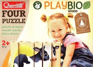 Деревянные блоки с животными Quercetti Animali Fattoria цена и информация | Quercetti Товары для детей и младенцев | hansapost.ee
