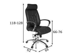 Офисное кресло A2A Turin, черный цвет цена и информация | Офисные кресла | hansapost.ee