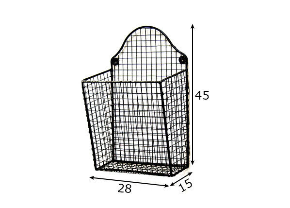 Riputatav korv This&That 28x15x45 cm hind ja info | Riiulid | hansapost.ee