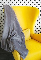 Dekoratiivne tekk, halli värvi, 130x170 cm. hind ja info | Pleedid, voodikatted ja päevatekid | hansapost.ee