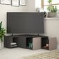 TV-laud Compact hall/helepruun price and information | Televiisori alused | hansapost.ee