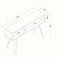 TV-laud Kalune Design 756(I), 120 cm, valge hind ja info | Televiisori alused | hansapost.ee