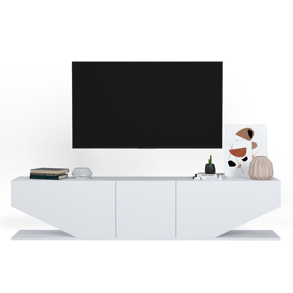TV-laud Kalune Design 598(I), 180 cm, valge цена и информация | Televiisori alused | hansapost.ee