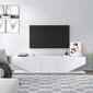 TV-laud Kalune Design 598(I), 180 cm, valge цена и информация | Televiisori alused | hansapost.ee