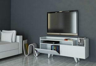 TV-laud Kalune Design 745(II), 120 cm, valge hind ja info | Televiisori alused | hansapost.ee