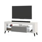 TV-laud Selsey HugoB LED, valge/hall hind ja info | Televiisori alused | hansapost.ee