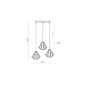 Rippvalgusti TK Lighting Diamond 6203 hind ja info | Rippvalgustid | hansapost.ee