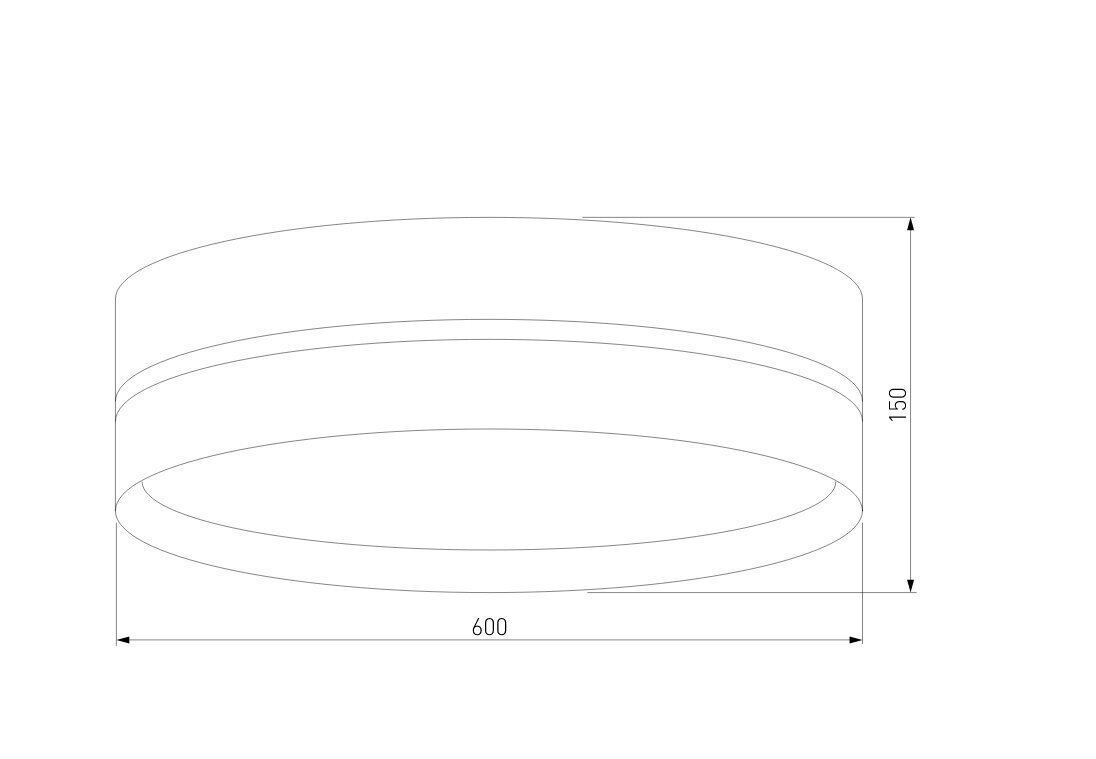 Laevalgusti TK Lighting Paglia 600 6535 hind ja info | Laelambid | hansapost.ee