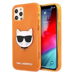 Karl Lagerfeld KLHCP12MCHTRO iPhone 12/12 Pro 6.1 &quot;orange / orange hardcase Glitter Choupette Fluo цена и информация | Чехлы для телефонов | hansapost.ee