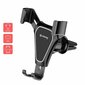 Crong Gravity Auto-Clip autokinnitus – Gravity autokinnitus 4,7–6,5 tolli (must) hind ja info | Telefonihoidjad | hansapost.ee