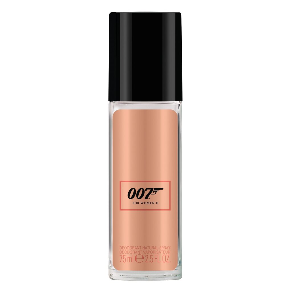 Spreideodorant James Bond 007 For Woman II naistele 75 ml цена и информация | Dušigeelid ja deodorandid naistele | hansapost.ee