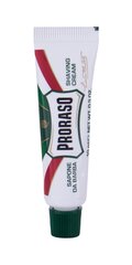 Крем для бритья Proraso Green, дорожная упаковка 10 мл цена и информация | Средства для бритья и косметика | hansapost.ee