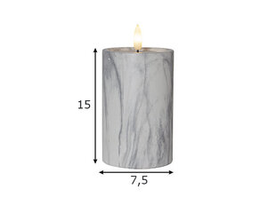 Светодиодная свеча Flamme Marble. цена и информация | Подсвечники, свечи | hansapost.ee
