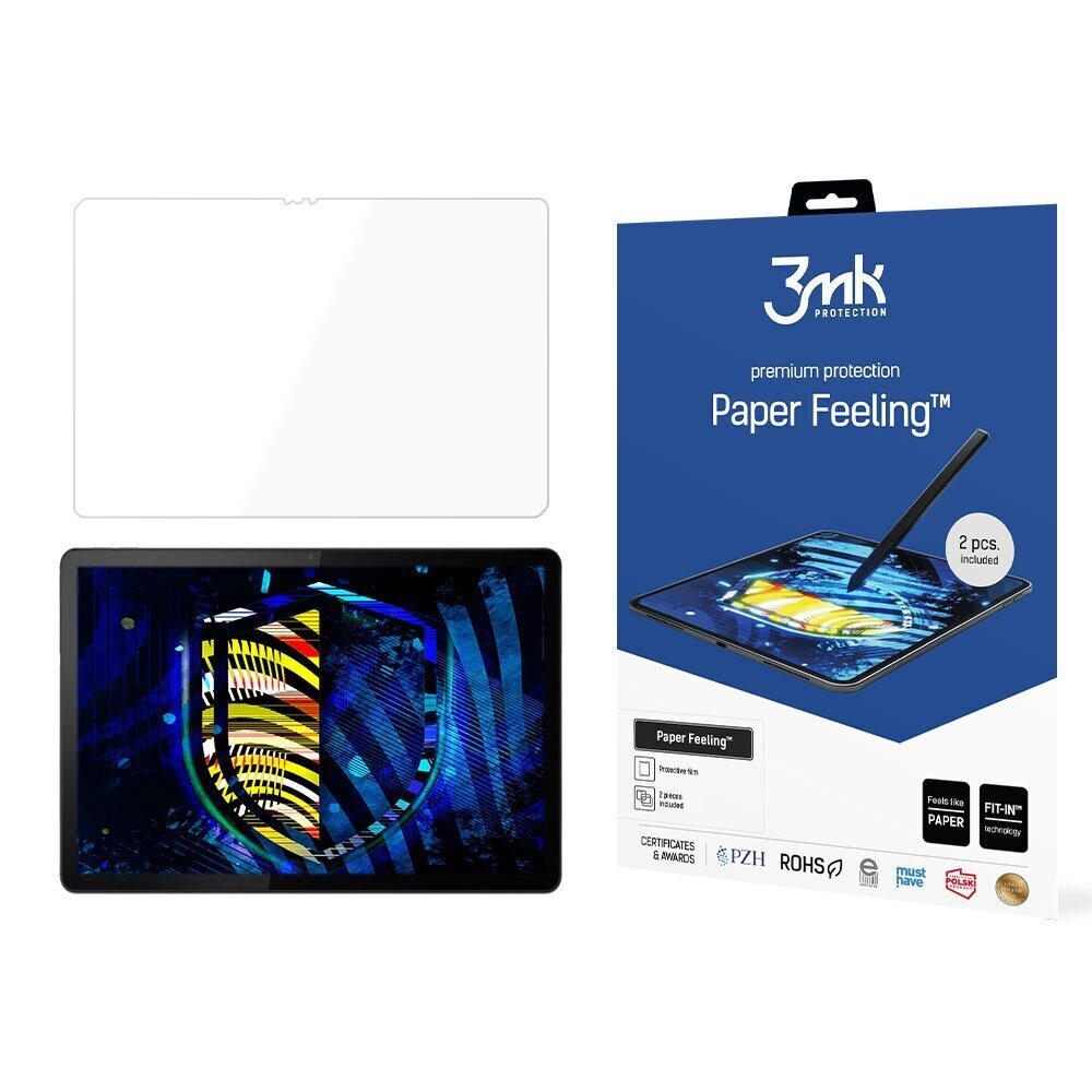Lenovo Tab P11/P11 Plus - 3mk Paper Feeling™ 11'' screen protector цена и информация | Tahvelarvuti lisatarvikud | hansapost.ee