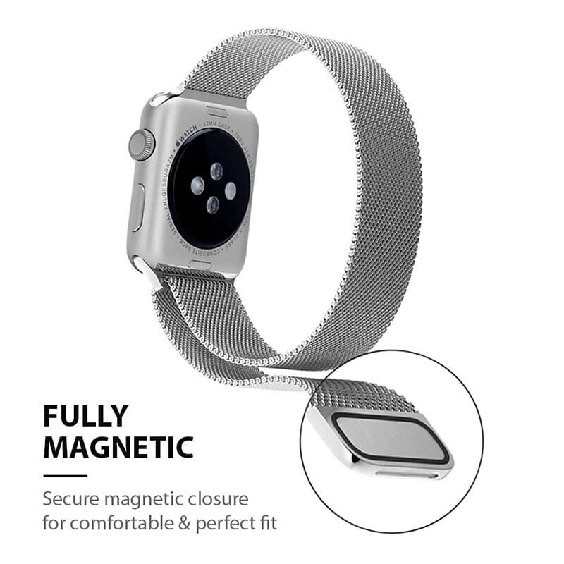 Crong Milano teras Apple Watchile 38/40/41mm punane hind ja info | Nutikellade aksessuaarid ja tarvikud | hansapost.ee