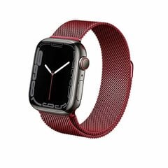 Crong Milano teras Apple Watchile 38/40/41mm punane hind ja info | Nutikellade aksessuaarid ja tarvikud | hansapost.ee