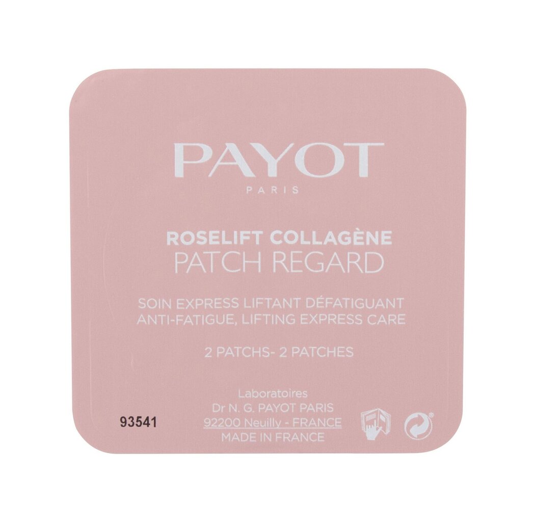 Silmamask Payot Roselift Collagene Anti-Fatigue, Lifting Express Care 20 tk hind ja info | Näomaskid ja silmamaskid | hansapost.ee