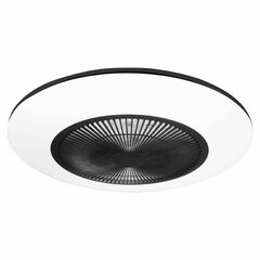 Потолочный светильник LED ARIA BLACK 38W с вентилятором цена и информация | Потолочные светильники | hansapost.ee