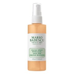 Tasakaalustav näosprei Mario Badescu Aloe, Sage & Orange Blossom, 118 ml цена и информация | Аппараты для ухода за лицом | hansapost.ee