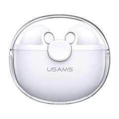 Kõrvaklapid Usams BU12 TWS, white hind ja info | USAMS Heli- ja videoseadmed, klaviatuurid ja hiired | hansapost.ee