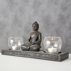 Boltze küünlajalg Buddha, 2 tk hind ja info | Küünlad, küünlajalad | hansapost.ee